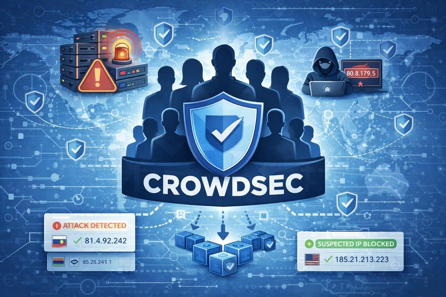 CrowdSec 2026 : protection collaborative contre attaques, IPS moderne et threat intelligence